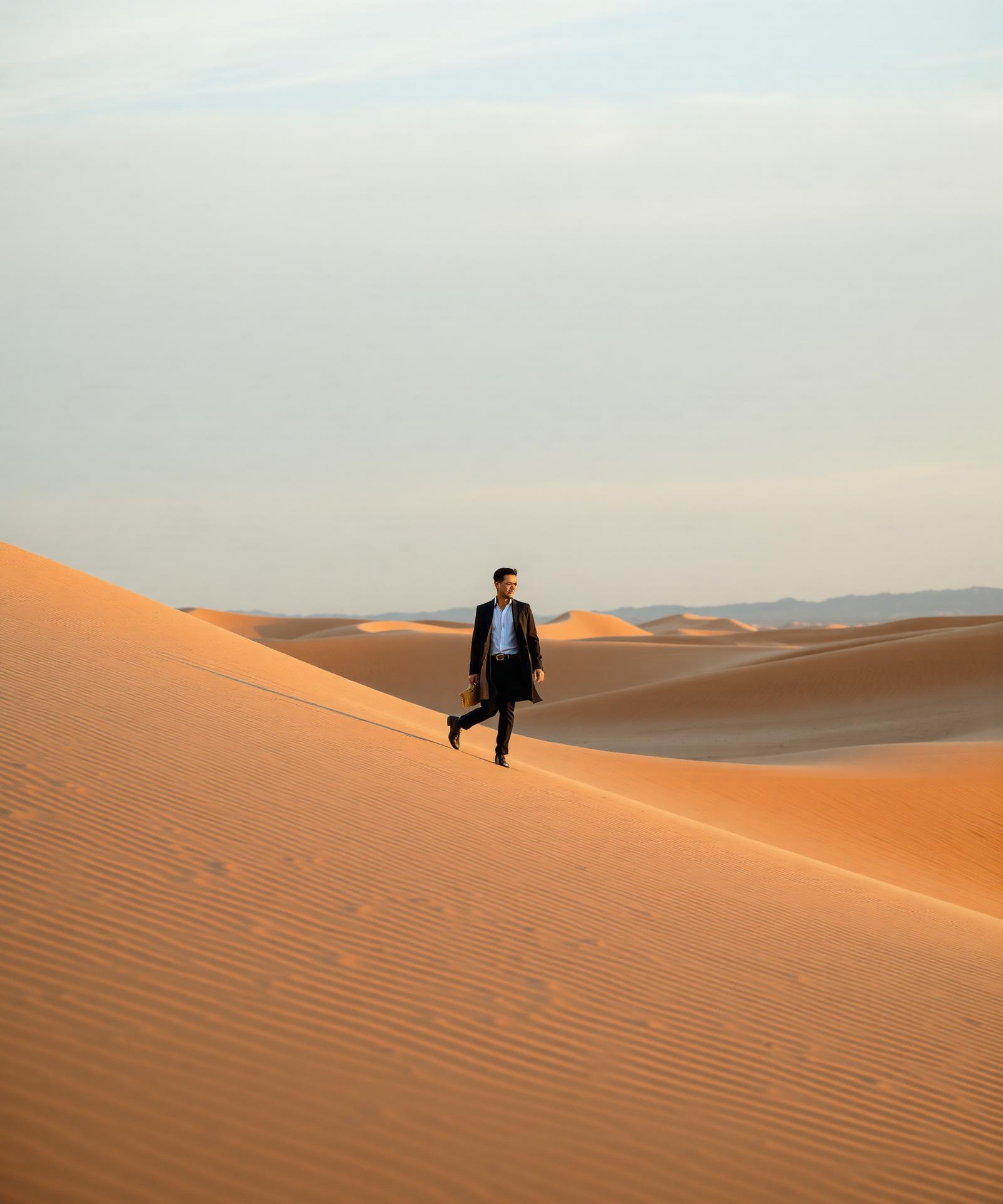 Desert that breathes at night.
